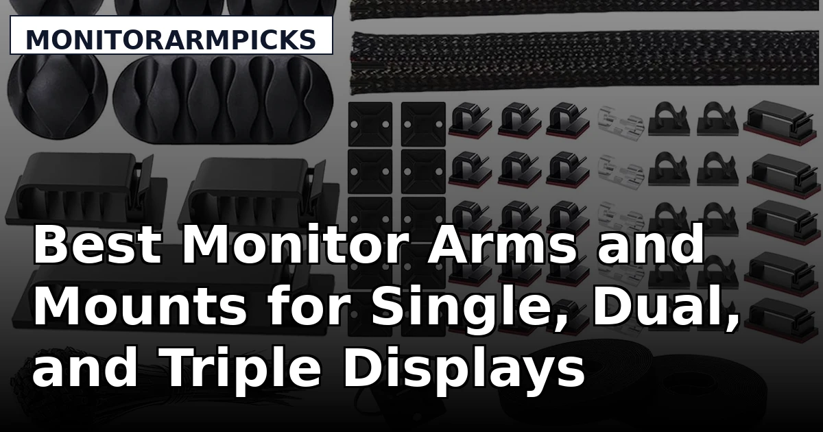 Best Monitor Arms and Mounts for Single, Dual, and Triple Displays