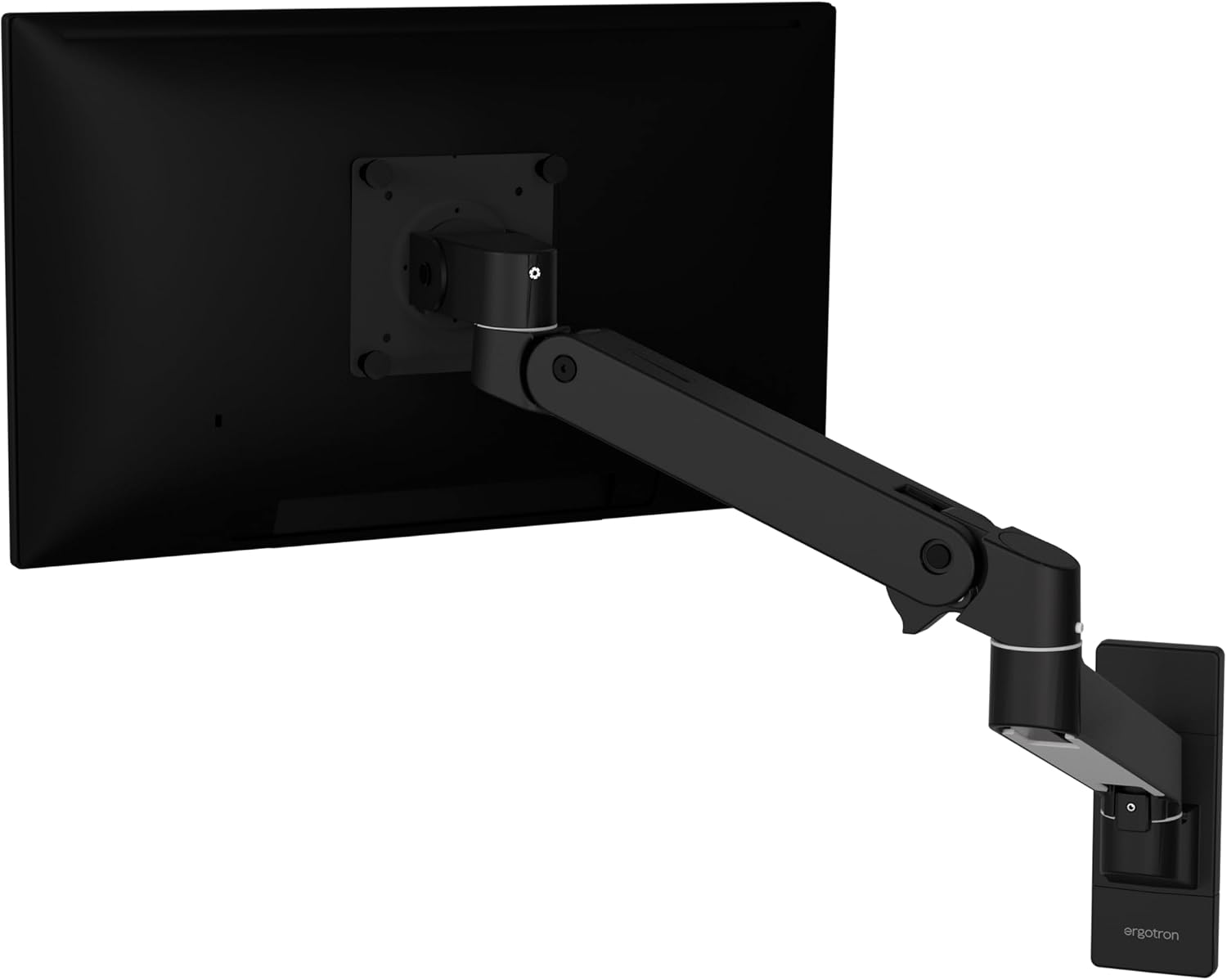 Ergotron, Upgraded LX Pro Premium Single Monitor Arm, VESA Wall Mount, for Monitors Up to 34 Inches, 4 to 22 lbs, Matte Black