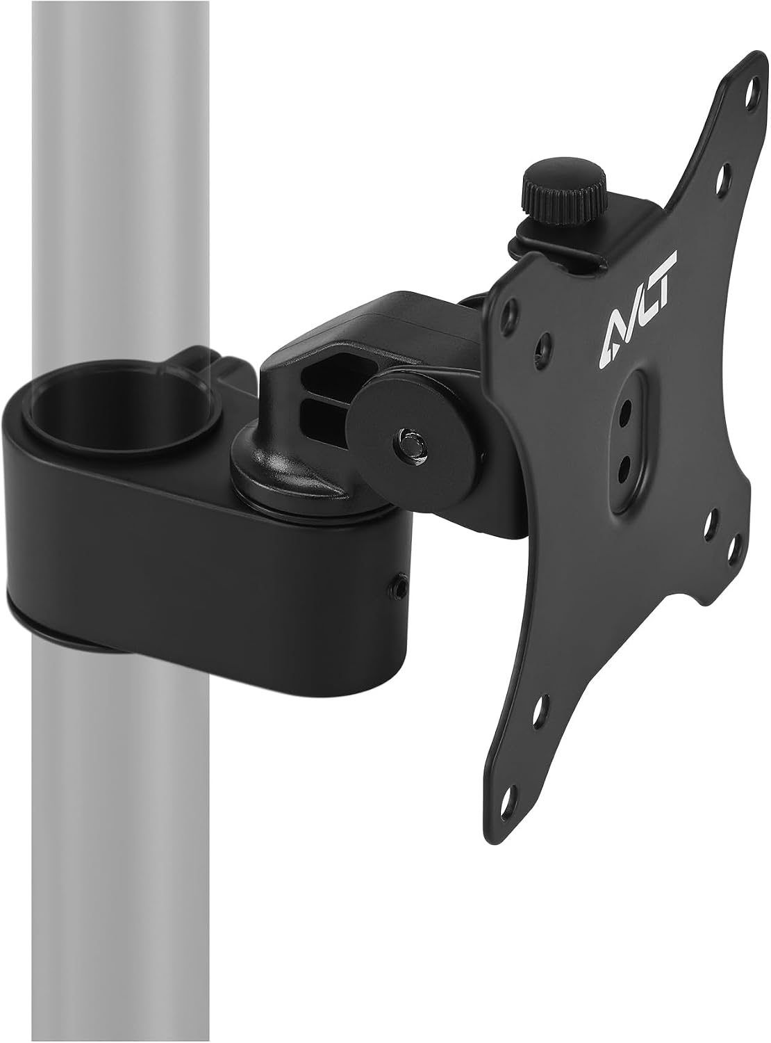 AVLT Single 40 Inch Monitor Head Add-On Kit for Pole Top Mount - Black